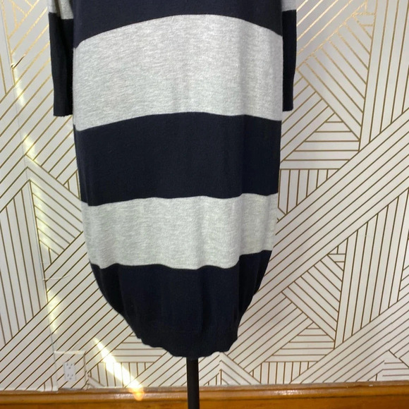 ATM Anthony Thomas Melillo Rugby Stripe Sweater Dress in‎ Black & Gray Size US S - Picture 5 of 12